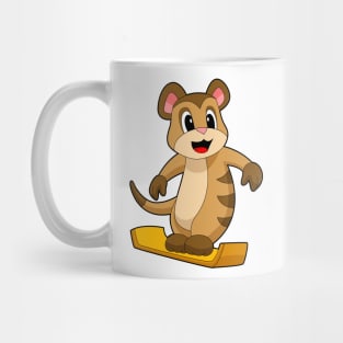 Meerkat Snowboard Winter sports Mug